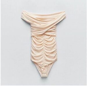 Cream Zara bodysuit
